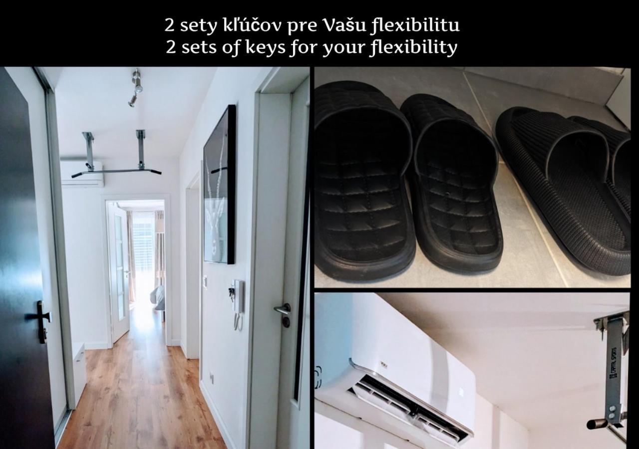 E1 Luxury Oldtown Apt - 2X Parking, Foodstore, Pcscreen, Netflix, Unlimited Music, Crib, Babychair, Fastwifi, Aircon Kosice Bagian luar foto